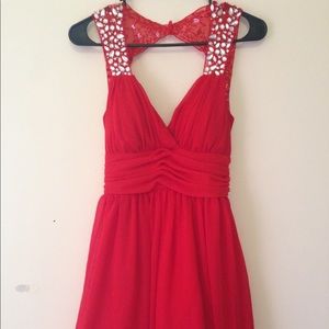 Formal knee length dress